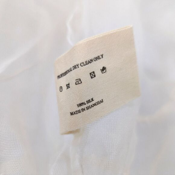 Marchen Silk Tulle Midi Skirt - Picture 7 of 10